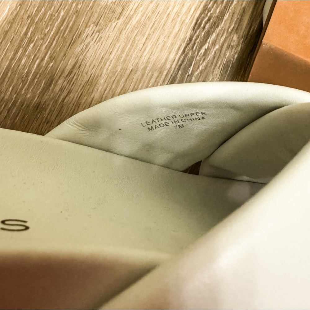 NEW J/SLIDES ROLAND SANDAL WHITE LEATHER - Picture 6 of 7